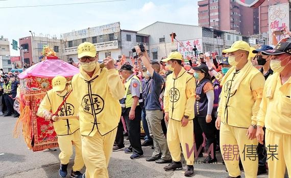 白沙屯媽祖、山邊媽祖回鑾　北港警護轎離轄