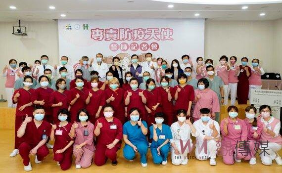 授證北市50位專責防疫天使 黃珊珊呼應新北籲蔡總統親勉第一線基層