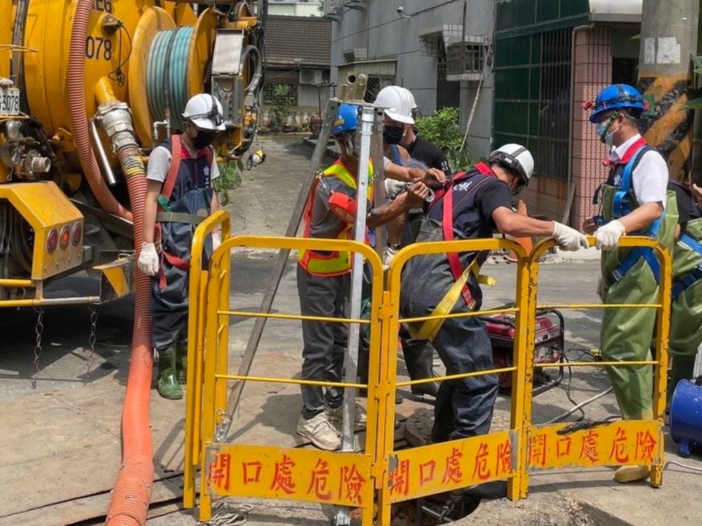 雨水下水道清淤實地督導
