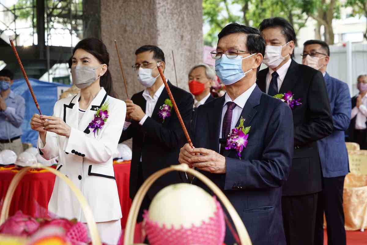 敦南安和公辦都市更新案上樑典禮!副市長彭振聲:期許112年順利完工