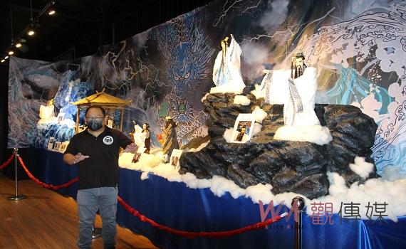 虎科大生學藝製作戲偶場景  偶的家聯展八仙過海各顯神通
