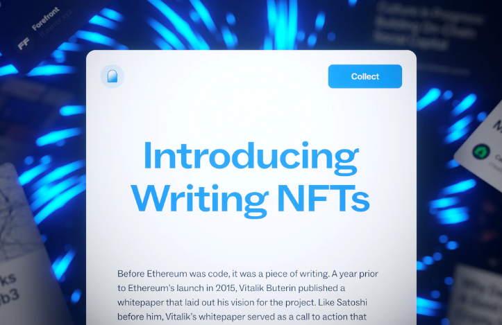 鏈上創作平台Mirror推「寫作」NFT功能!自行設定價格及數量,方便收藏好文章