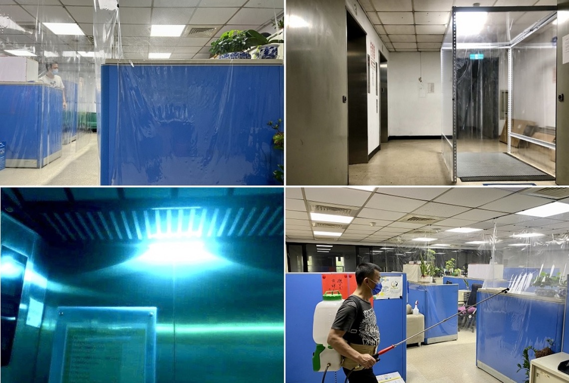 減少病毒傳播 保大駐地設備強化DIY 防疫再升級