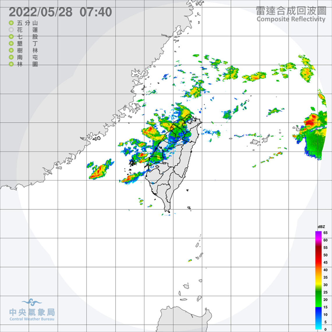 鋒面漸遠離降雨趨緩    白天暖熱金馬早晚霧