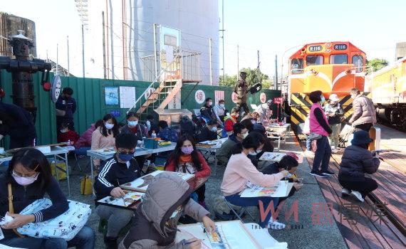 軌跡！青春視角描繪百年文資　扇形車庫寫生比賽巡迴展