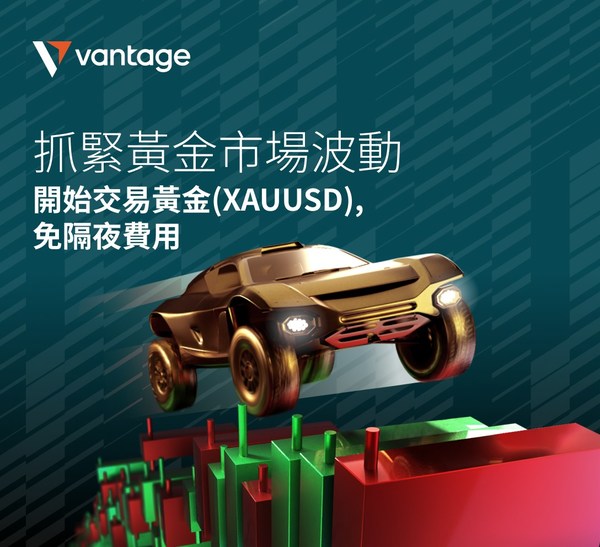 Vantage限時推出免掉期黃金交易
