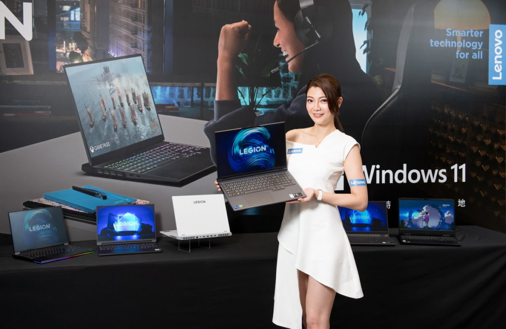 Lenovo全新Legion、IdeaPad Gaming 、Yoga系列筆電即日起在台上市，全系列搭載第12代Intel Core處理器