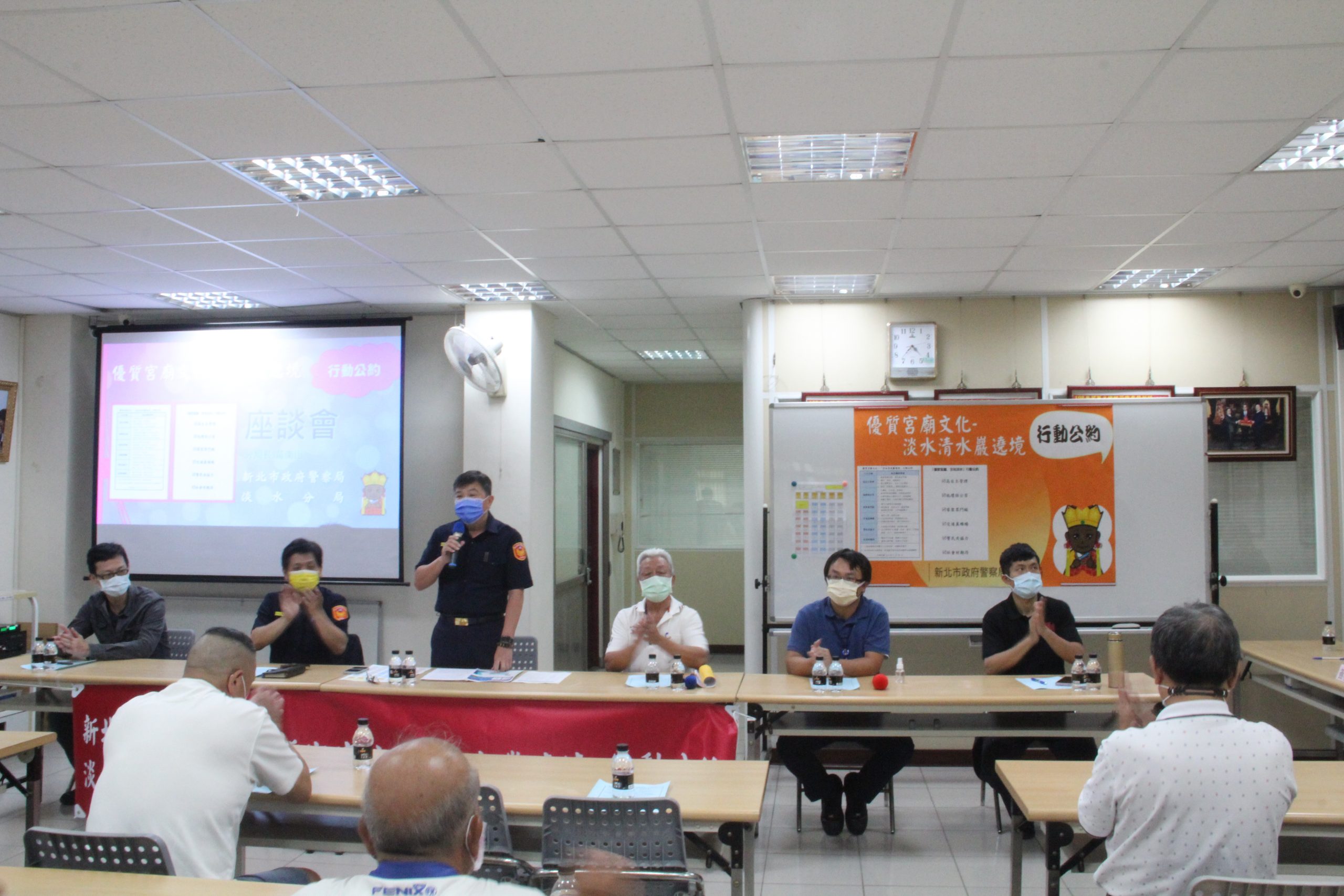 淡水清水巖祖師遶境將登場 警邀宮廟陣頭簽署自律行動公約