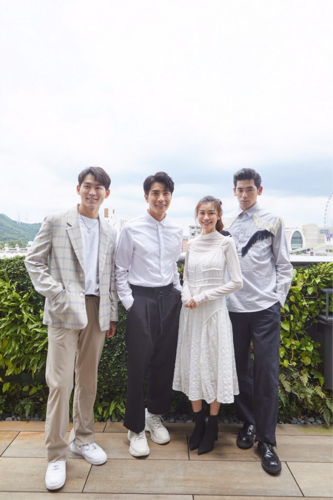 左起劉柏宏、江可德、孫睿、UTA內田雅樂