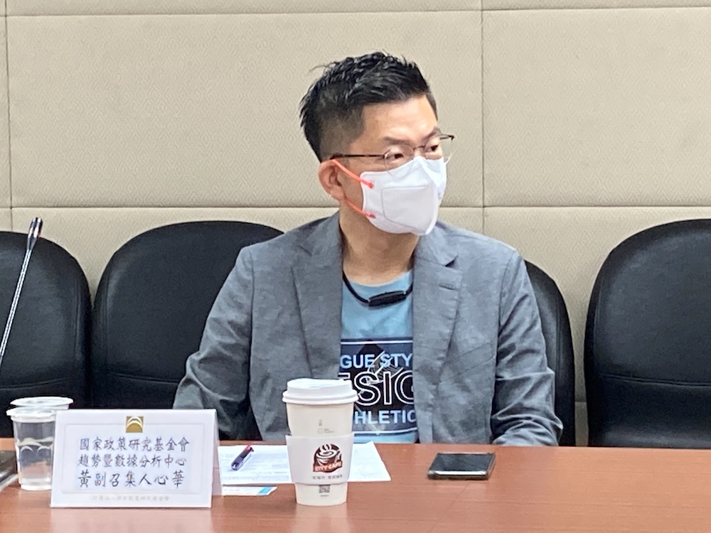 疫情仍嚴峻 孩童成高風險群 國政基金會:停止與病毒共存的幻想 36 國政基金會前副執行長黃心華。