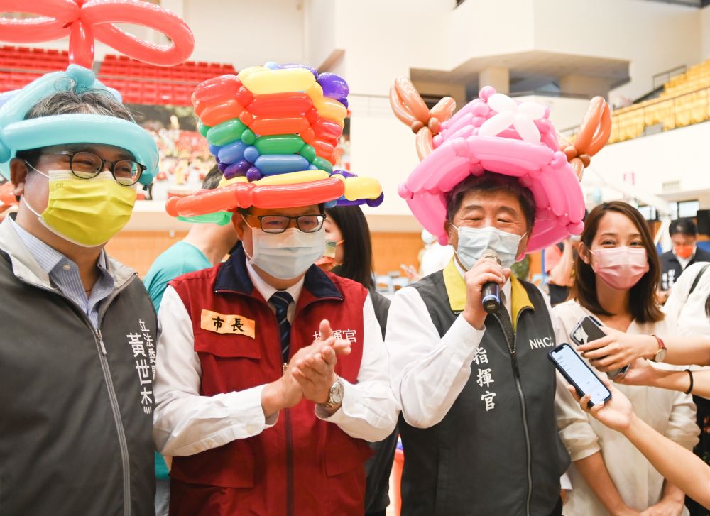 陳時中視察桃園兒童BNT疫苗接種站 盼提高疫苗覆蓋率 13 2022621938 23 4