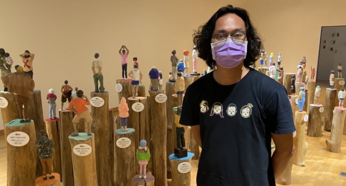 藝術家陳廷晉《背影學》 屏東美術館展出