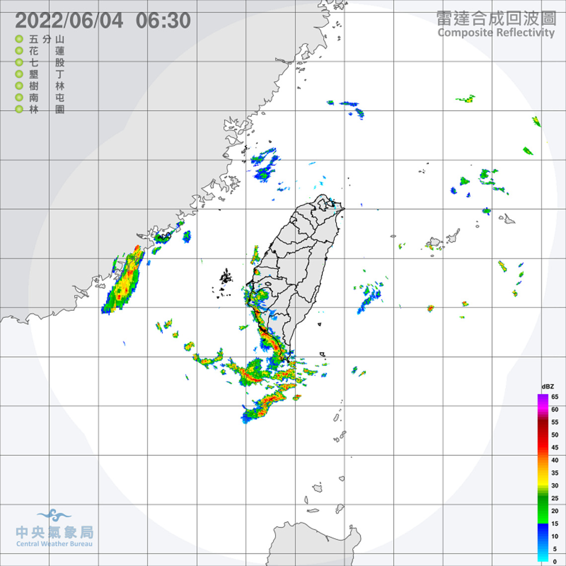 西南風影響中南部多雨 嘉義以南午後山區大雨