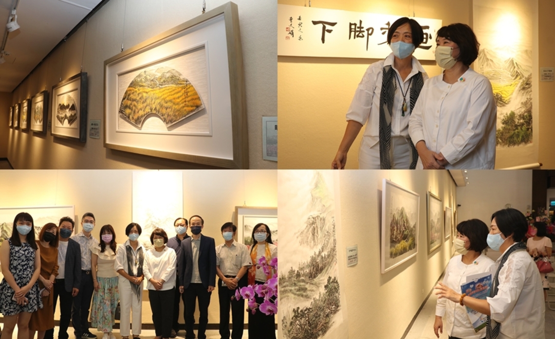 嘉義市長黃敏惠觀展「是誰,往哪裡去 曹文娟水墨個展」