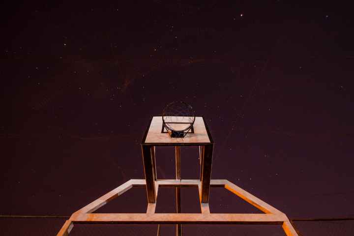 low angle shot of basketball ring