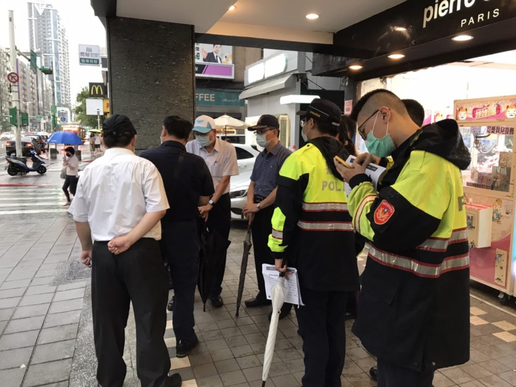 北市警察局楊鴻正副局長親自到場指導。
