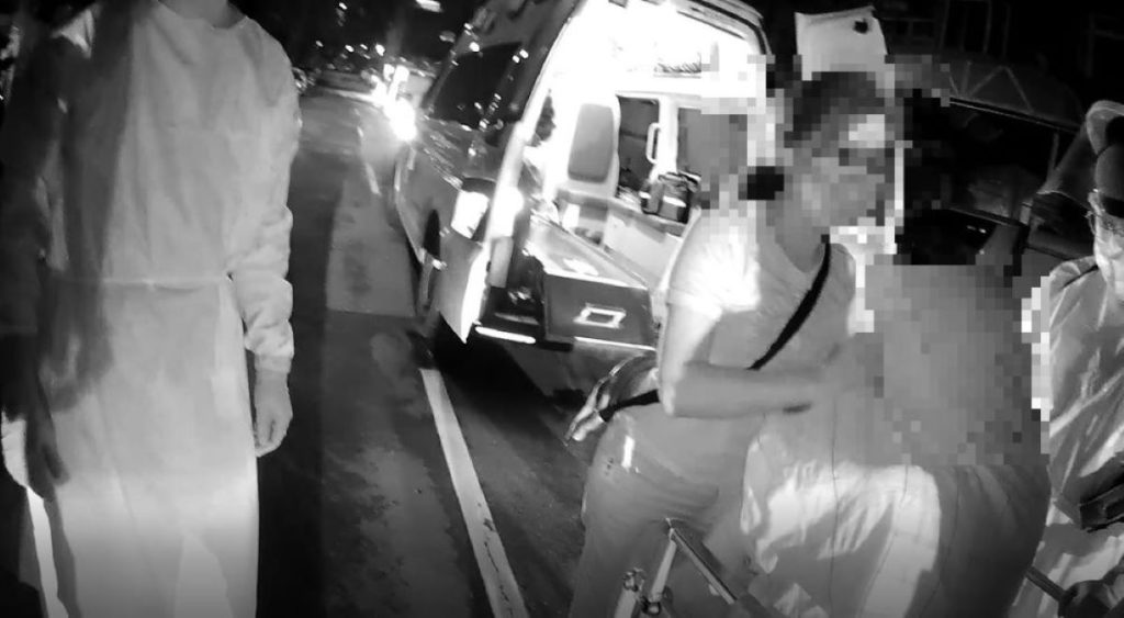 成功將張姓女子護送就醫