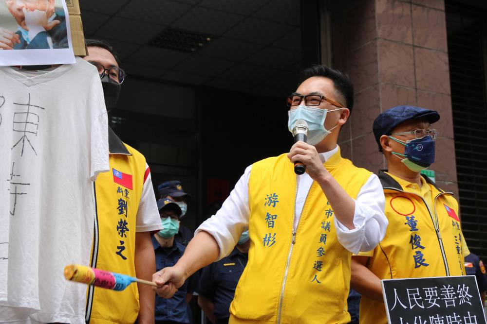 確診亡者無善終 新黨號召群眾「火化」陳時中照片 34 匯流新聞網CNEWS資料照片
