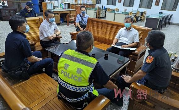 雲警局長關切因公確診員警　李謀旺親自發防疫慰問金