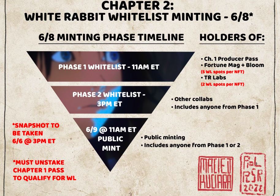 pplpleasr影集《White Rabbit》第二章劇情投票中,投票者意外獲得空投