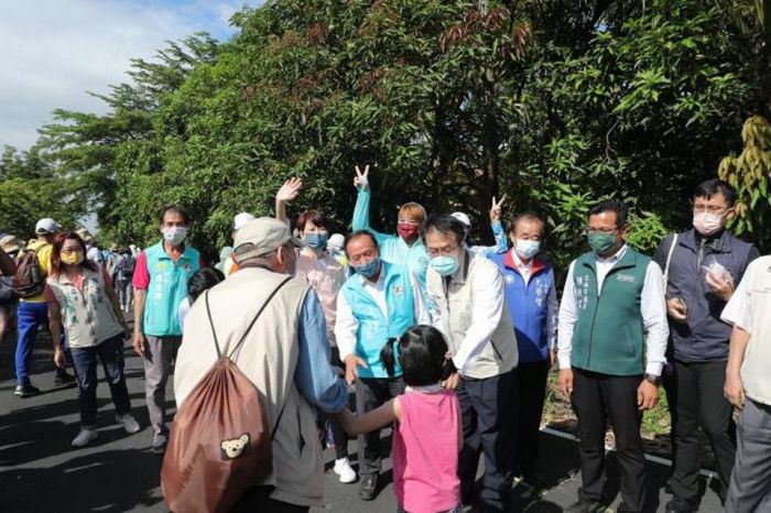 臺南山海圳國家綠道健走活動登場 吸引600名民眾參加
