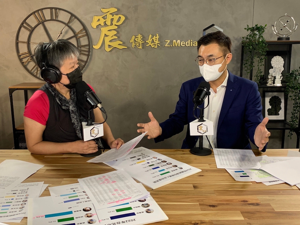 朱立倫訪美凱旋而歸⋯⋯嗎?江啟臣肯定:國民黨以臺灣利益為主 30 曾經擔任過國民黨魁的立委江啟臣13日接受資深媒體人黃光芹訪問,對國民黨主席朱立倫訪美,表示肯定。