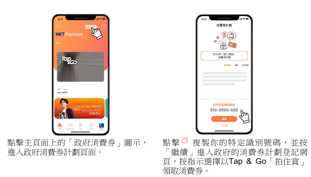 Tap & Go「拍住賞」為2022 年（第二階段）消費券計劃推出合共超過10 萬份Edan 獨家獎賞