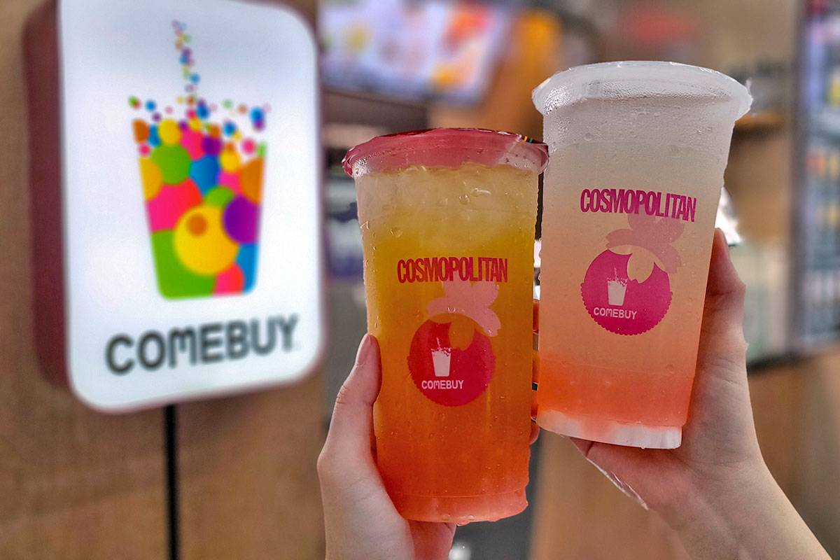 COMEBUY聯名柯夢波丹，新品：柯夢荔枝玉露，不只好喝更能拍出浪漫時尚照
