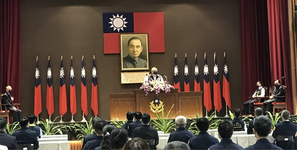 ▲台中市111年警察節慶祝大會於6月13日舉行,由陳子敬副市長主持 (圖/台中市警察局 提供)