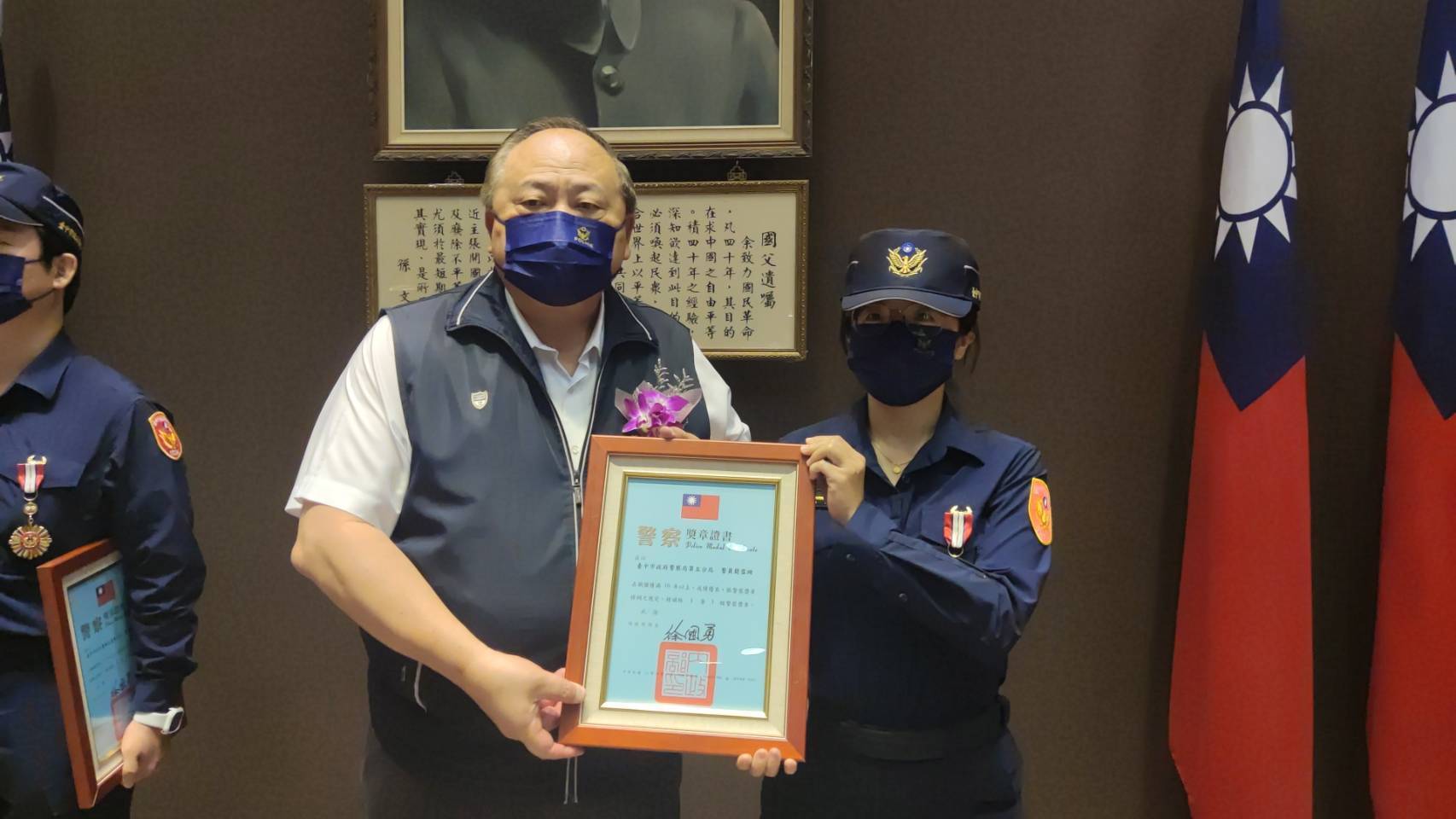▲第五分局警員簡雪珊 (圖/台中市警察局 提供)