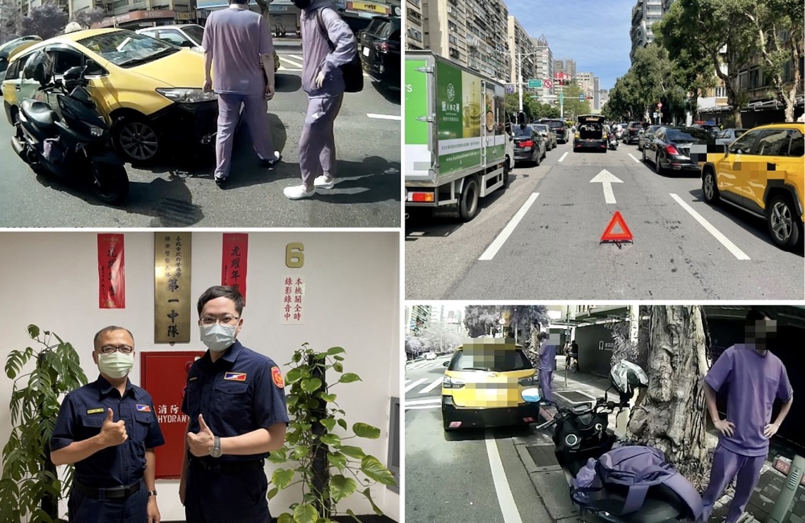管制放寬爆車流 保大警交通快打迅速排除車禍