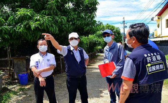 會勘集集自行車道及3農路 南投縣長林明溱:砸逾3百萬元改善