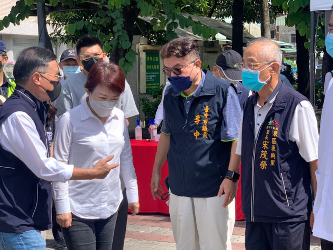 台中市議員李中爭取東南區草悟道 感謝都發局城南之心玉成