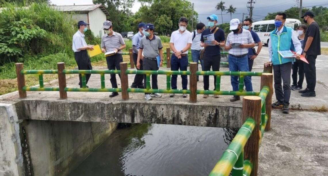經濟部蒞花蓮縣辦理「111年度水利建造物檢查評鑑」 徐榛蔚:持續維護花蓮防汛安全