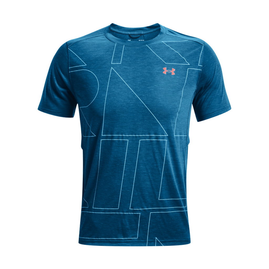 男 Run Trail 短袖上衣 藍 $1,880