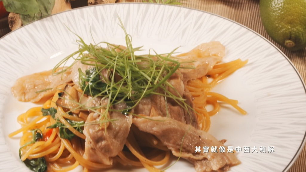 搶食賽選手做三杯義大利麵(圖/翻攝料理之王3)