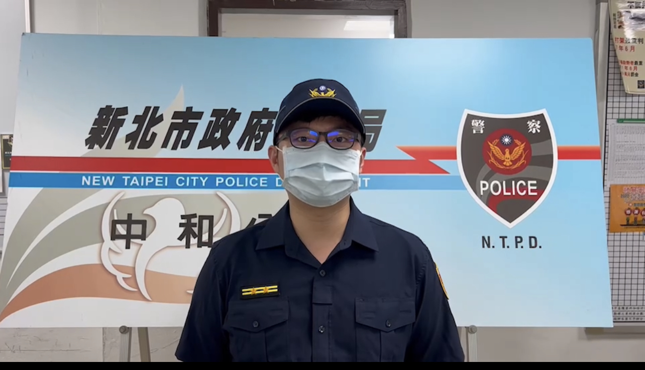圖片說明:中和警南勢所長陳賴儀說明案情。(記者徐煜勝翻攝)