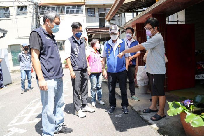 林明溱會勘名間南投四村里 改善多條道路及排水溝