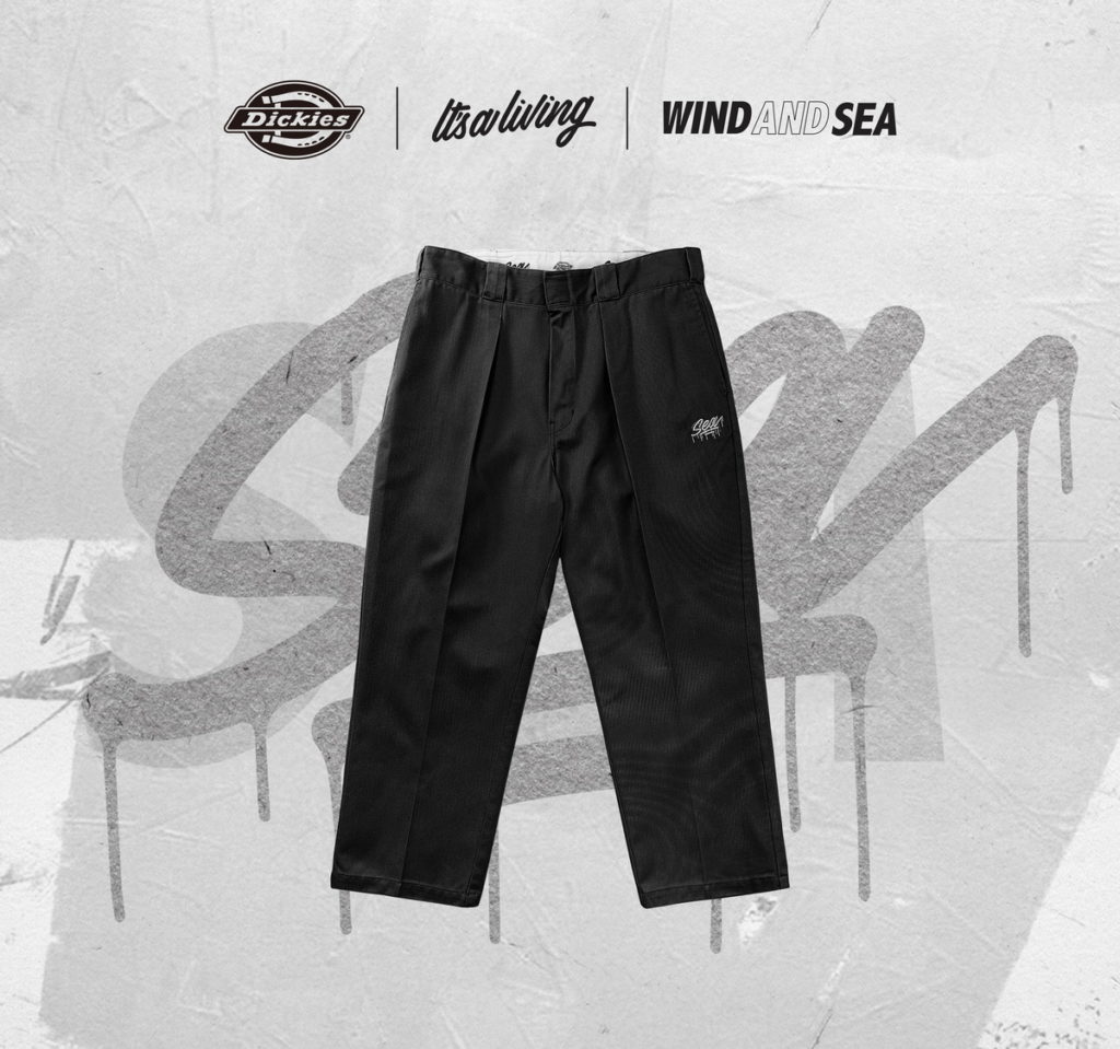 Dickies x WIND AND SEA聯乘工裝褲_暗黑