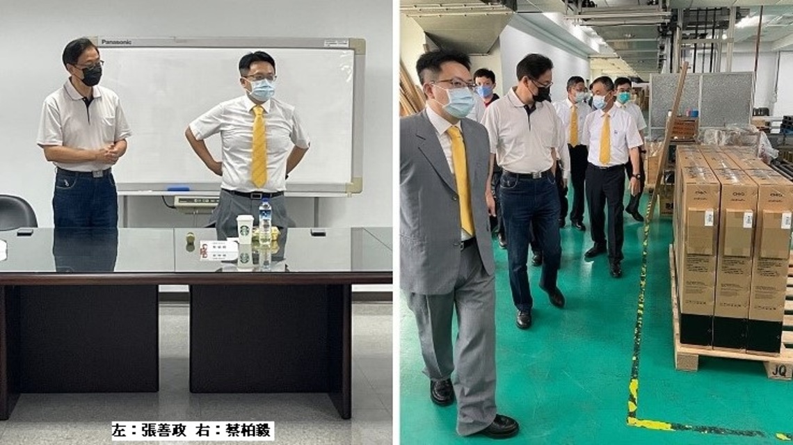 張善政參訪桃園在地企業獲推崇