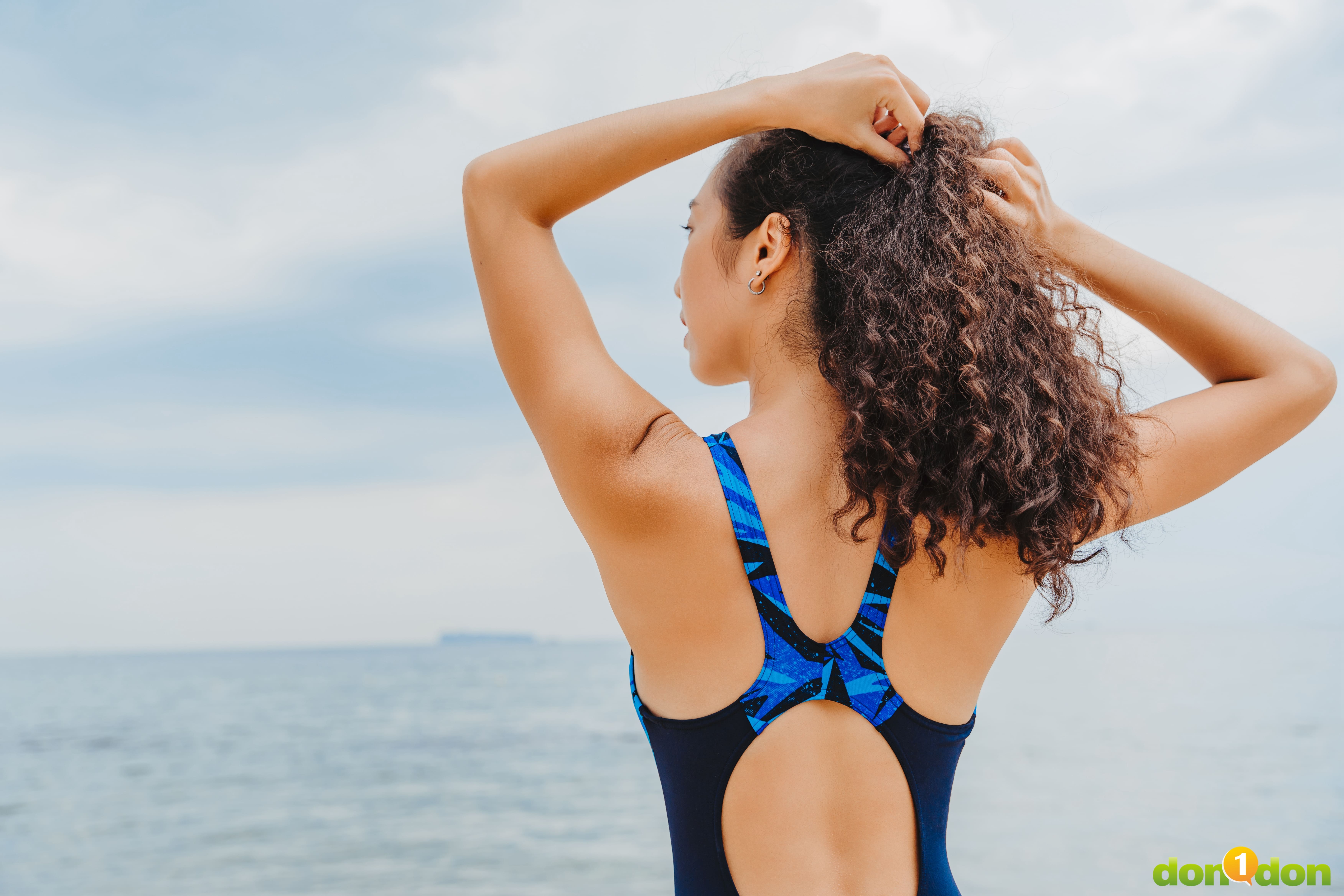 Speedo 今年推出的運動連身泳裝 Hyperboom Splice,全套泳裝有 50% 由回收塑料製成