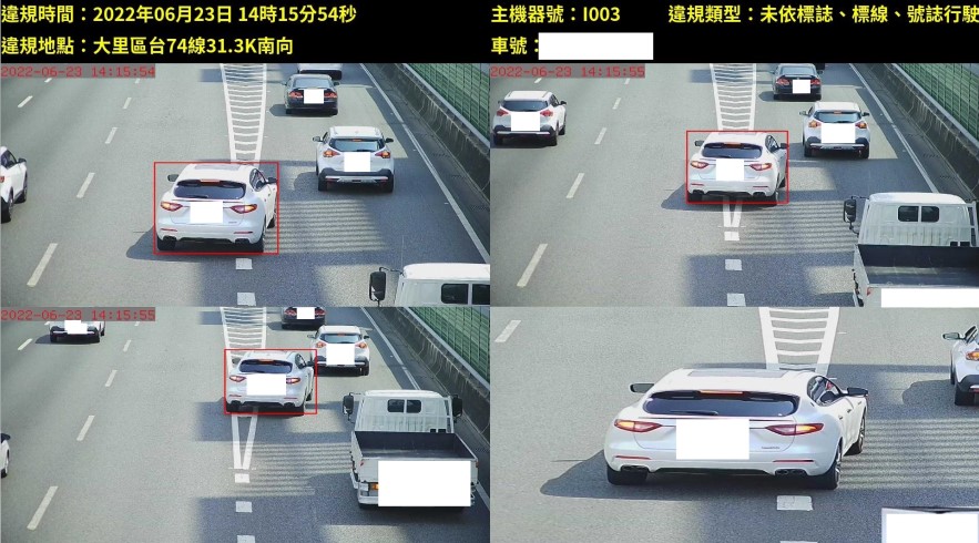 ▲中市警今年啟動多處科技執法,交通事故傷亡有效降低 (圖/台中市警察局 提供)