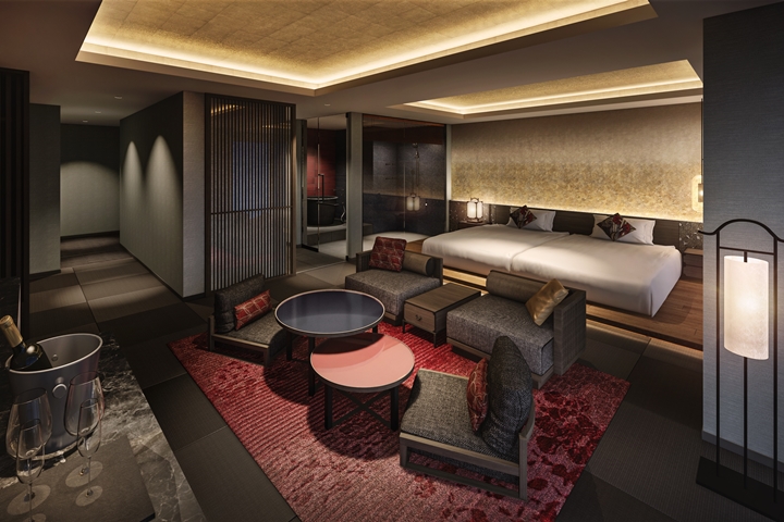 「THE BLOSSOM KYOTO」豪華雙床房示意圖。 圖:JR九州ホテルズ株式会社/來源