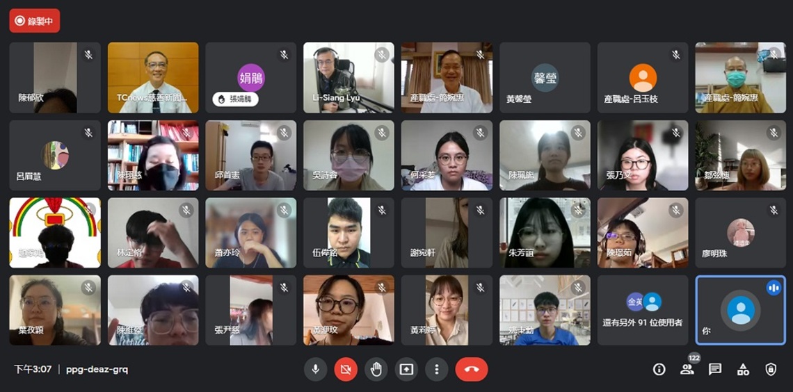 南華大學企業經營與人文講座談永續願景     慈濟基金會顏博文執行長分享淨零