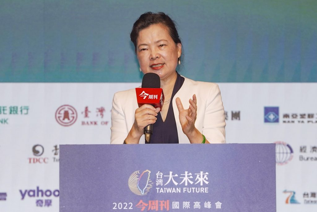 經濟部長王美花出席台灣大未來國際高峰會時表示,要讓全世界看到,台灣的強項不只有半導體。照片提供/今周刊