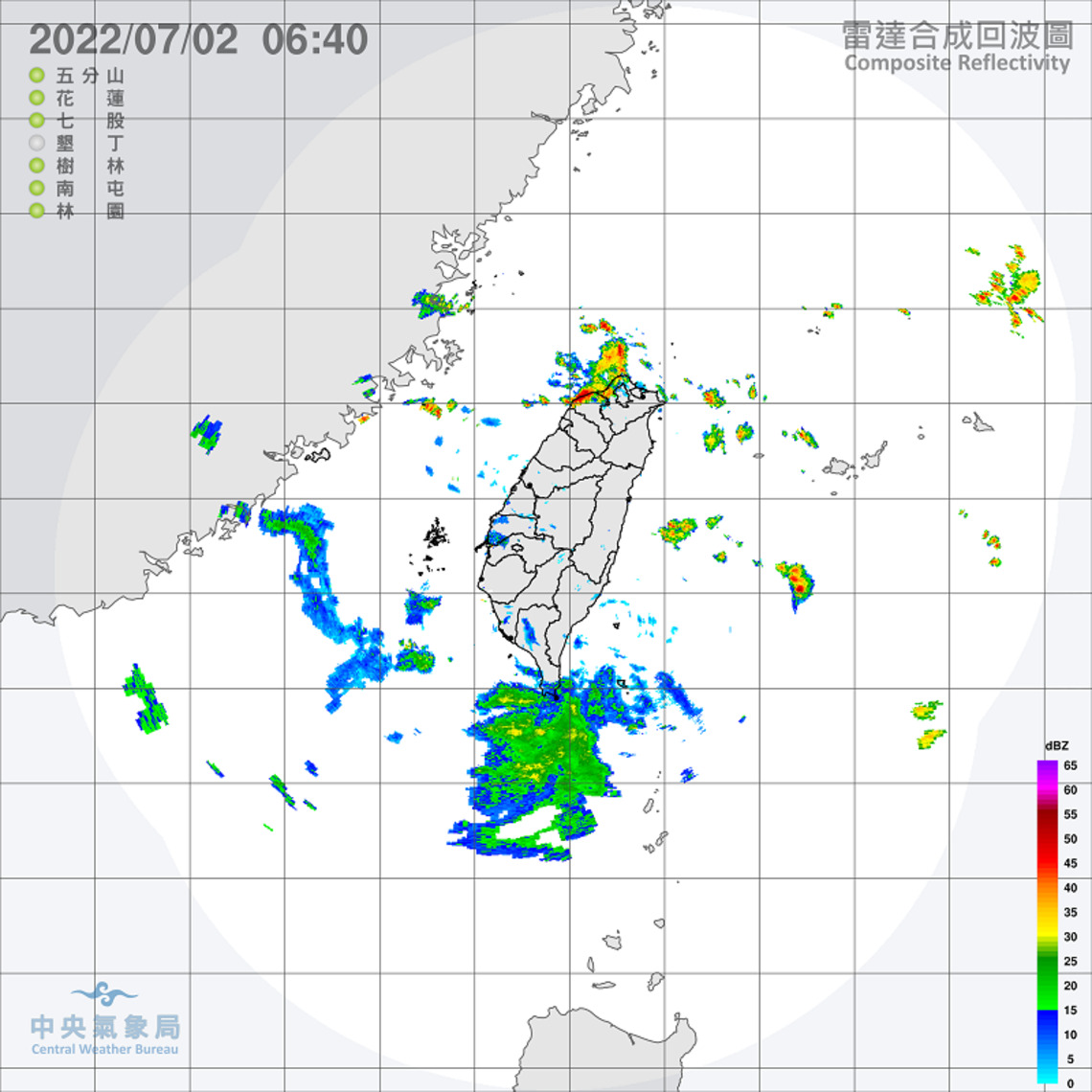 南臺灣留意局部大雨   山區午後局部較大雨勢  沿海易有長浪