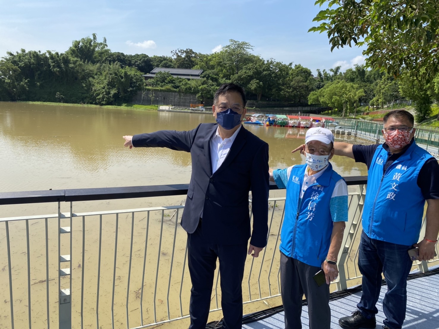 新竹青草湖雨後壅塞 林耕仁砲轟市府高層 1.6億整治打水漂