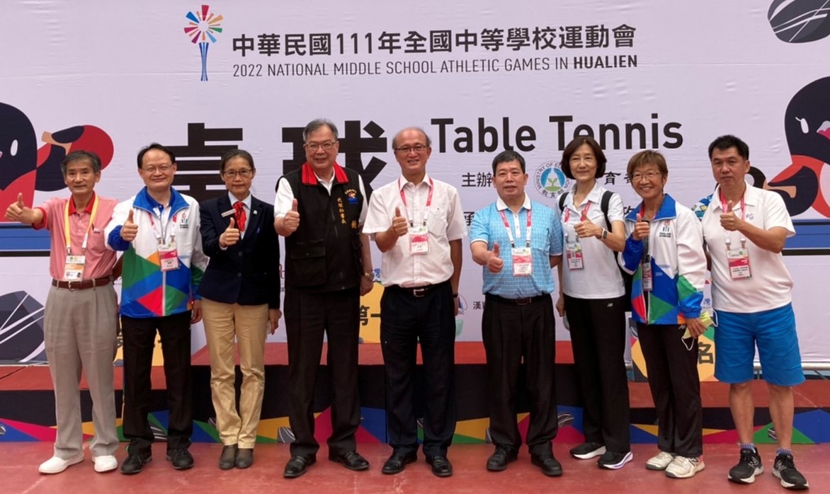 全中運復辦 教育部次長兼代理署長林騰蛟現身為選手加油