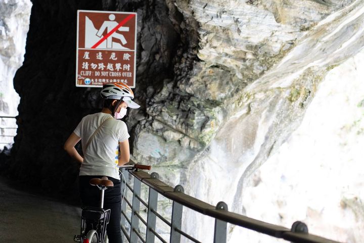 壯麗的太魯閣峽谷也適合騎自行車旅遊。 圖:花東縱谷國家風景區管理處/提供