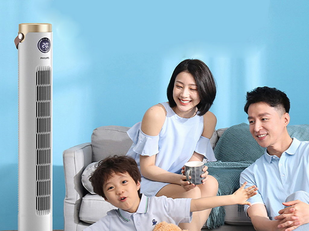 ACR3144WTF DC負離子塔式風扇,不只低耗低噪,採用銅質線圈耐久耐用,還有負